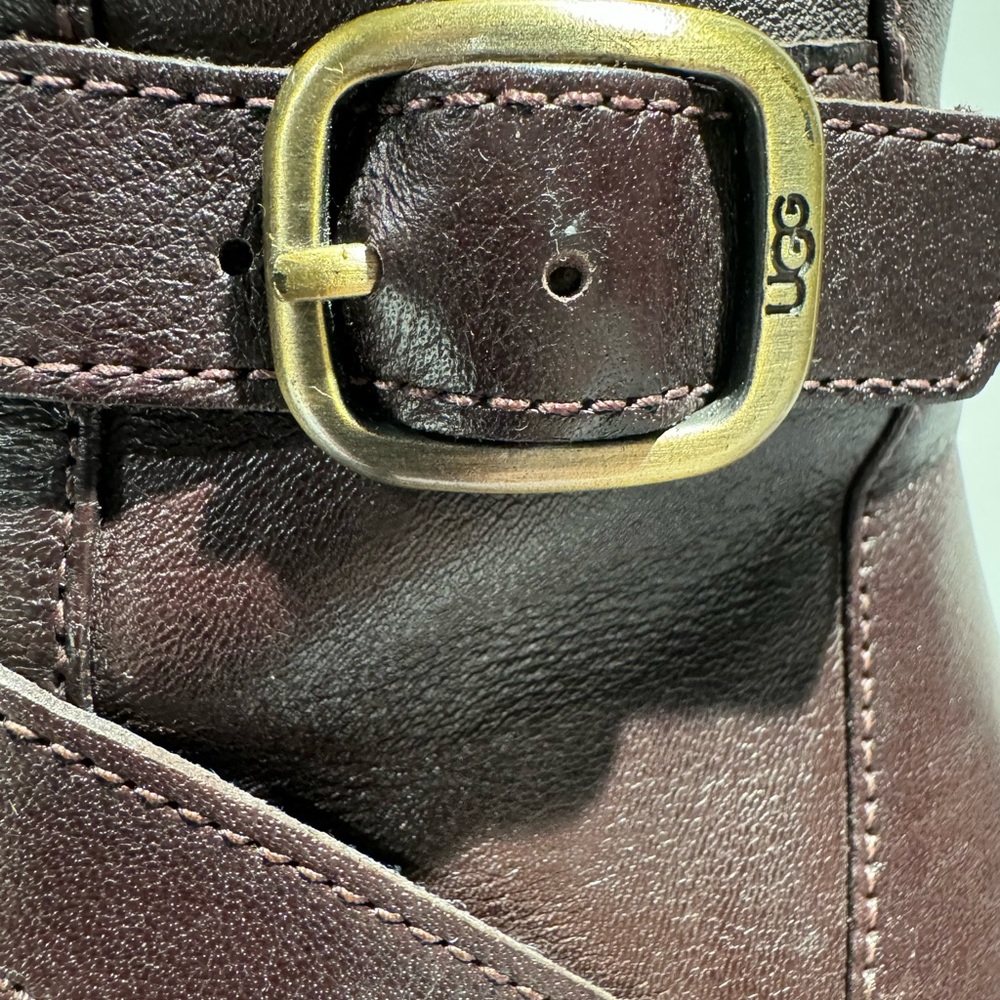 Ugg Beryl Leather Riding Boots - Picture 4 of 14